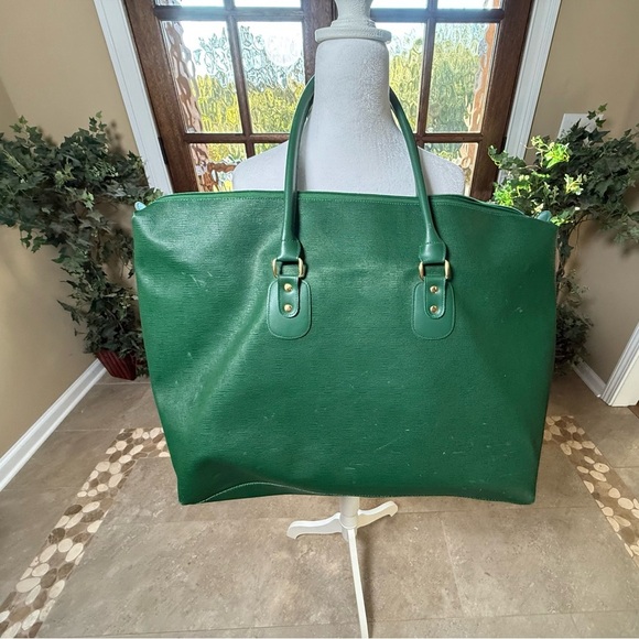 Christian Dior Large Great Weekender Canvas Luxury Duffle Bag Green. Unisex Bag - Picture 5 of 10